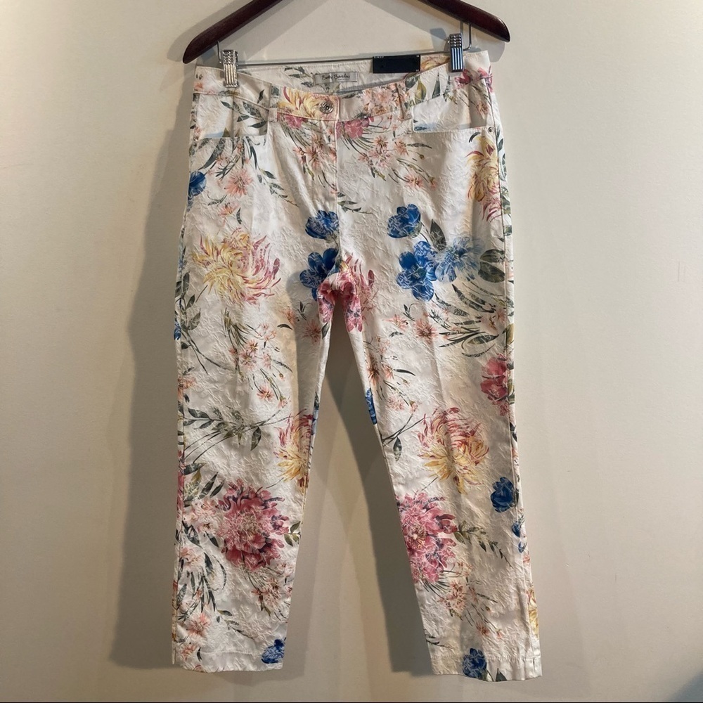 BETTY BARCLAY Sz 38 By Elements Slim Fit Mid Rise Slim Leg  Pants Jeans